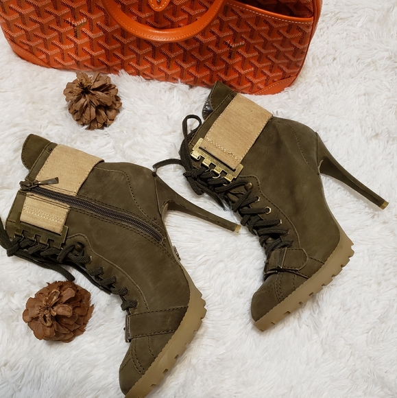 Rachel Zoe Lace Ankle Higheel Booties - Picture 2 of 5